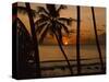 Beach at Sunset, Barbados, West Indies, Caribbean, Central America-Harding Robert-Stretched Canvas