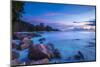 Beach at Sunset, La Digue, Seychelles-Jon Arnold-Mounted Photographic Print