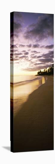 Beach at Sunset, Lanikai Beach, Oahu, Hawaii, USA-null-Stretched Canvas