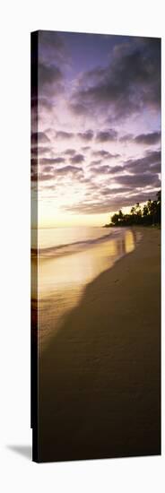 Beach at Sunset, Lanikai Beach, Oahu, Hawaii, USA-null-Stretched Canvas