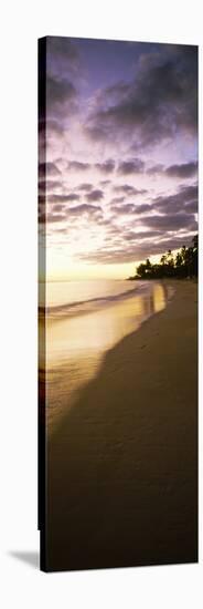 Beach at Sunset, Lanikai Beach, Oahu, Hawaii, USA-null-Stretched Canvas