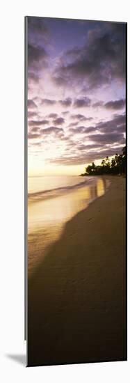 Beach at Sunset, Lanikai Beach, Oahu, Hawaii, USA-null-Mounted Photographic Print