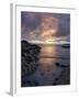 Beach at Sunset, Near Tully Cross, Connemara, County Galway, Connacht, Republic of Ireland-Gary Cook-Framed Photographic Print