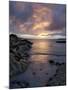 Beach at Sunset, Near Tully Cross, Connemara, County Galway, Connacht, Republic of Ireland-Gary Cook-Mounted Photographic Print
