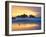 Beach at Sunset with Sea Stacks and Gull, Bandon, Oregon, USA-Nancy Rotenberg-Framed Photographic Print