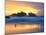 Beach at Sunset with Sea Stacks and Gull, Bandon, Oregon, USA-Nancy Rotenberg-Mounted Photographic Print