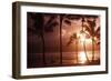 Beach At Sunset-Tony Craddock-Framed Photographic Print