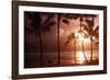 Beach At Sunset-Tony Craddock-Framed Photographic Print