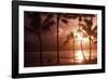 Beach At Sunset-Tony Craddock-Framed Photographic Print