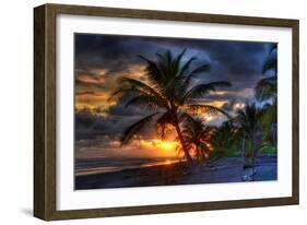 Beach at Sunset-Robert Kaler-Framed Photographic Print