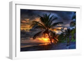 Beach at Sunset-Robert Kaler-Framed Photographic Print