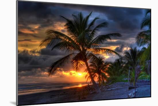 Beach at Sunset-Robert Kaler-Mounted Photographic Print