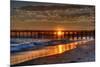 Beach at Sunset-Robert Kaler-Mounted Photographic Print