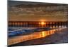 Beach at Sunset-Robert Kaler-Mounted Photographic Print