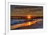 Beach at Sunset-Robert Kaler-Framed Photographic Print