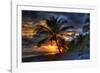 Beach at Sunset-Robert Kaler-Framed Photographic Print