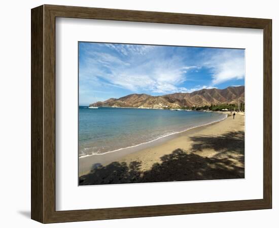 Beach at Taganga, Colombia, South America-Ethel Davies-Framed Photographic Print