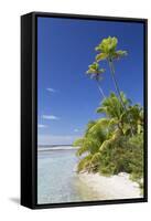 Beach at Tetamanu, Fakarava, Tuamotu Islands, French Polynesia-Ian Trower-Framed Stretched Canvas