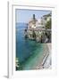 Beach at the Amalfi Coast, Amalfi, Italy-George Oze-Framed Photographic Print