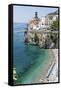 Beach at the Amalfi Coast, Amalfi, Italy-George Oze-Framed Stretched Canvas