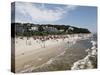 Beach at the Baltic Sea Spa of Bansin, Usedom, Mecklenburg-Western Pomerania, Germany, Europe-Hans Peter Merten-Stretched Canvas