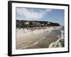 Beach at the Baltic Sea Spa of Bansin, Usedom, Mecklenburg-Western Pomerania, Germany, Europe-Hans Peter Merten-Framed Photographic Print