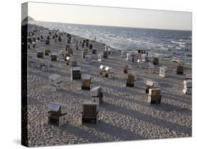 Beach at the Baltic Sea Spa of Heringsdorf, Usedom, Mecklenburg-Western Pomerania, Germany, Europe-Hans Peter Merten-Stretched Canvas