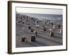 Beach at the Baltic Sea Spa of Heringsdorf, Usedom, Mecklenburg-Western Pomerania, Germany, Europe-Hans Peter Merten-Framed Photographic Print