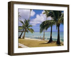 Beach at the Dai Ichi Hotel, Guam, Marianas Islands-Ken Gillham-Framed Photographic Print