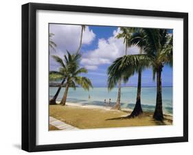 Beach at the Dai Ichi Hotel, Guam, Marianas Islands-Ken Gillham-Framed Photographic Print