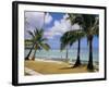 Beach at the Dai Ichi Hotel, Guam, Marianas Islands-Ken Gillham-Framed Photographic Print