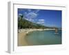 Beach at the Kyona Beach Club, Near Port Au Prince, Haiti, West Indies, Caribbean-Murray Louise-Framed Photographic Print