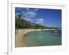 Beach at the Kyona Beach Club, Near Port Au Prince, Haiti, West Indies, Caribbean-Murray Louise-Framed Photographic Print