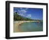 Beach at the Kyona Beach Club, Near Port Au Prince, Haiti, West Indies, Caribbean-Murray Louise-Framed Photographic Print