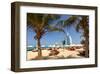 Beach at the Mina A'Salam Hotel Madinat Jumeirah with View towards Burj al Arab-null-Framed Art Print