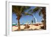 Beach at the Mina A'Salam Hotel Madinat Jumeirah with View towards Burj al Arab-null-Framed Art Print