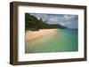 Beach at the north of Principe Island, Democratic Republic of Sao Tome and Principe, Gulf of Guinea-Luis Quinta-Framed Photographic Print