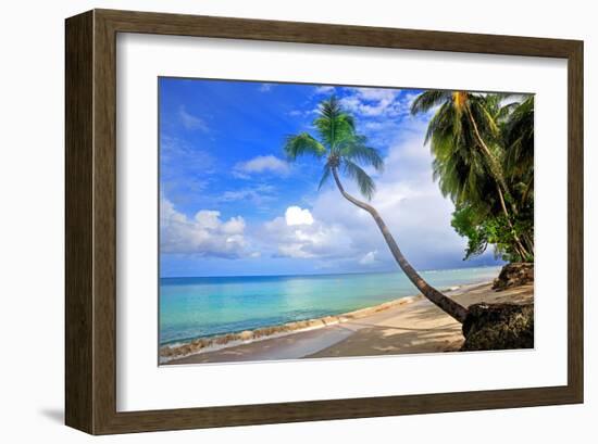 Beach at The Sandpiper Hotel, Holetown, St. James, Barbados, Caribbean-null-Framed Art Print