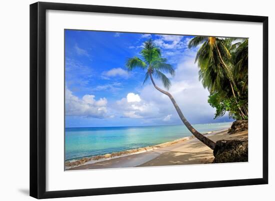 Beach at The Sandpiper Hotel, Holetown, St. James, Barbados, Caribbean-null-Framed Art Print