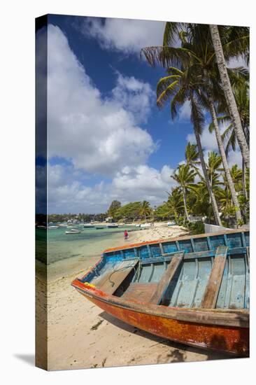 Beach at Trou D'Eau Douce, Flacq, East Coast, Mauritius-Jon Arnold-Stretched Canvas