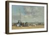 Beach at Trouville, 1864-5-Eugene Louis Boudin-Framed Giclee Print