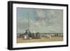 Beach at Trouville, 1864-5-Eugene Louis Boudin-Framed Giclee Print