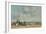 Beach at Trouville, 1864-5-Eugene Louis Boudin-Framed Giclee Print