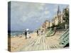 Beach at Trouville-Claude Monet-Stretched Canvas