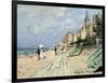 Beach at Trouville-Claude Monet-Framed Giclee Print