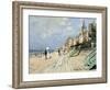 Beach at Trouville-Claude Monet-Framed Giclee Print
