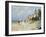 Beach at Trouville-Claude Monet-Framed Giclee Print