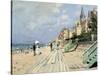 Beach at Trouville-Claude Monet-Stretched Canvas