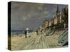 Beach at Trouville-Claude Monet-Stretched Canvas