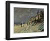 Beach at Trouville-Claude Monet-Framed Giclee Print